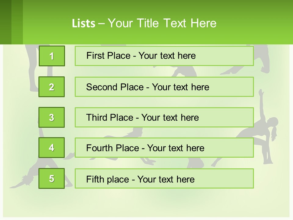Movement Black Gym PowerPoint Template