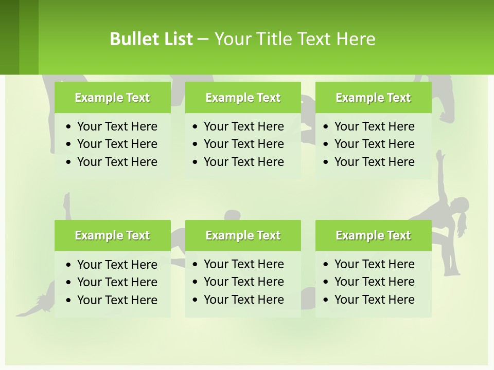 Movement Black Gym PowerPoint Template