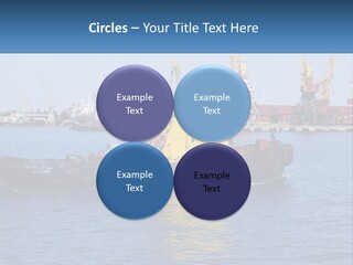 Boats Pier Export PowerPoint Template