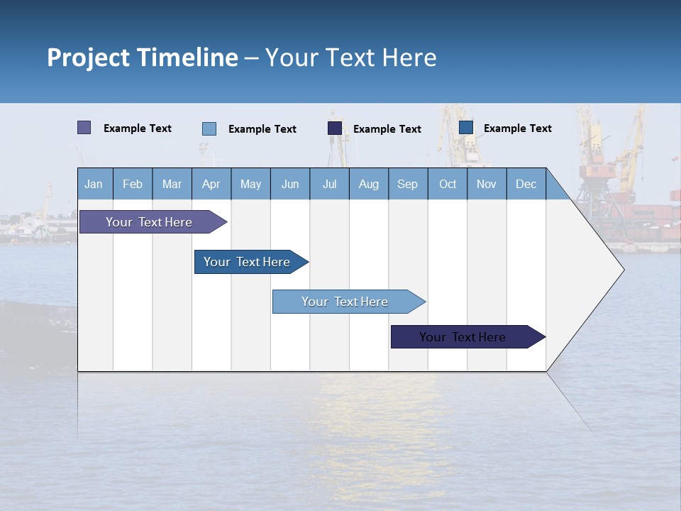 Boats Pier Export PowerPoint Template