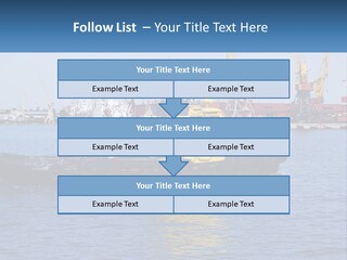 Boats Pier Export PowerPoint Template
