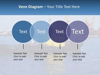 Boats Pier Export PowerPoint Template