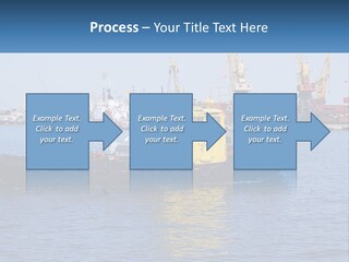 Boats Pier Export PowerPoint Template