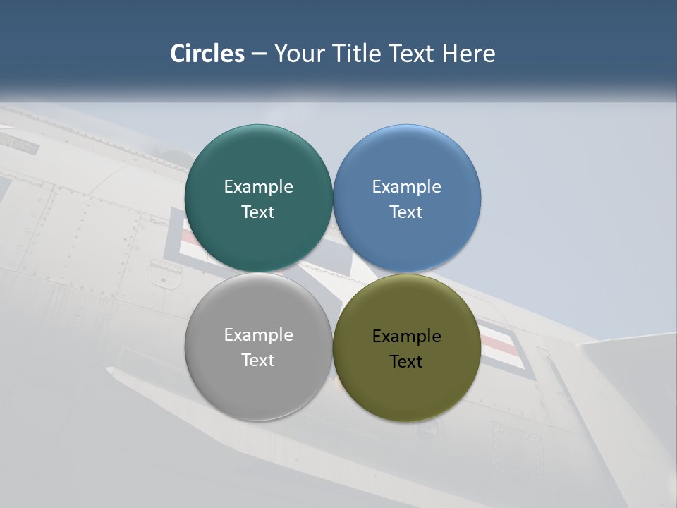 Pilot Flying America PowerPoint Template