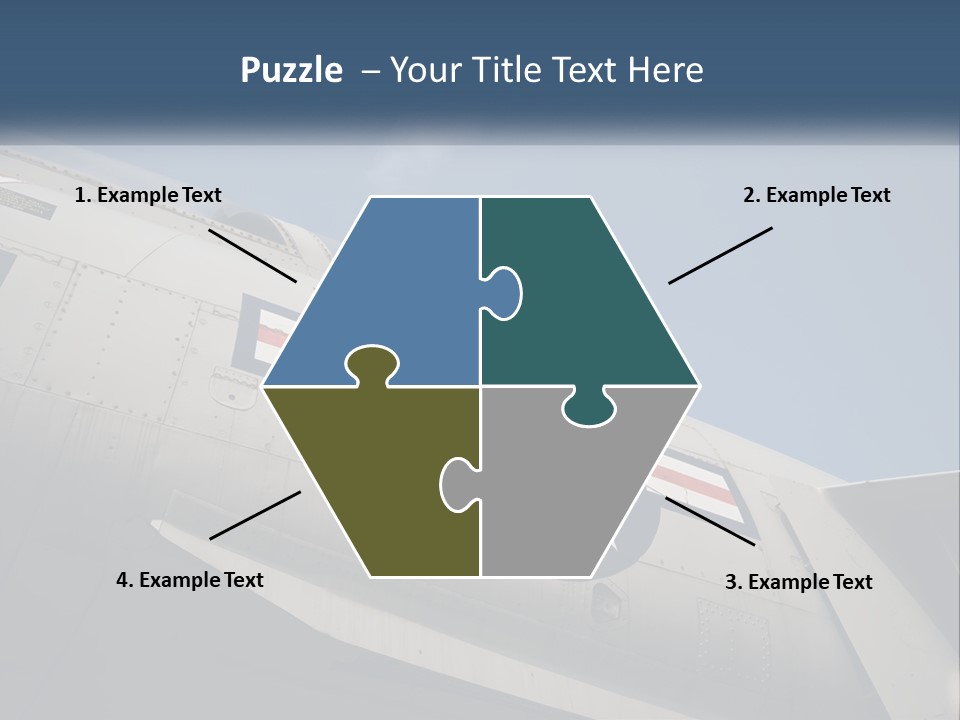 Pilot Flying America PowerPoint Template