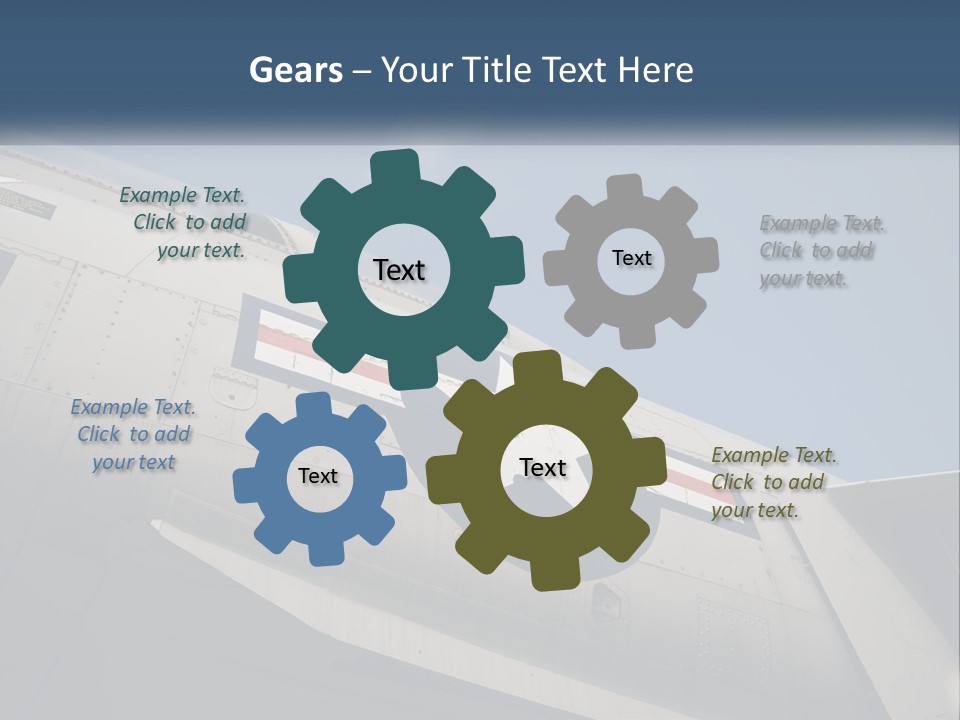 Pilot Flying America PowerPoint Template