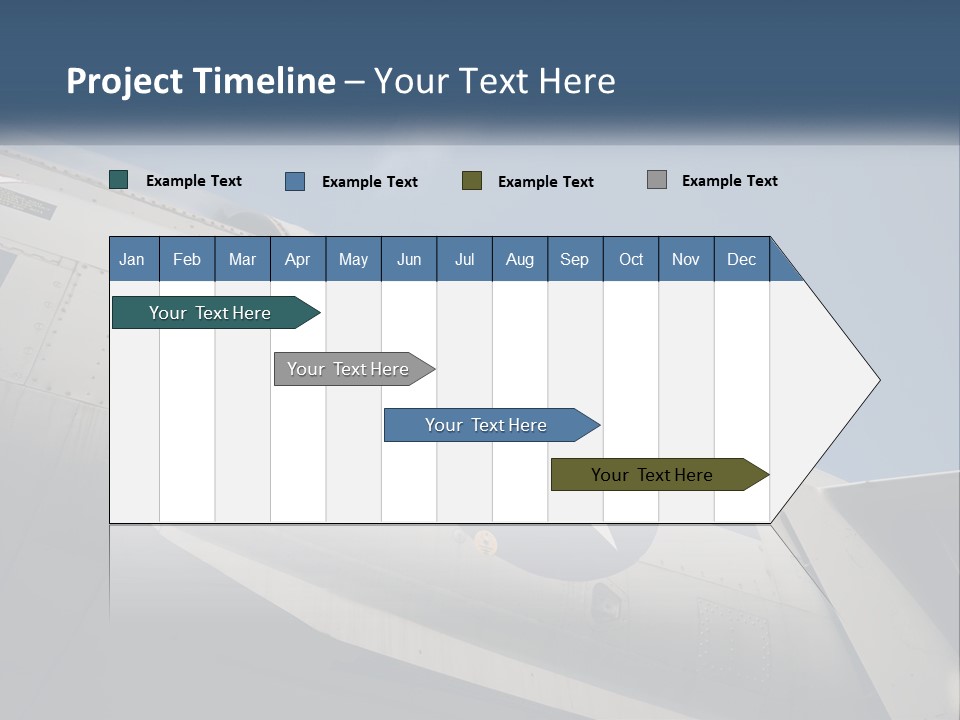 Pilot Flying America PowerPoint Template
