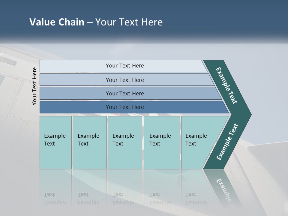 Pilot Flying America PowerPoint Template