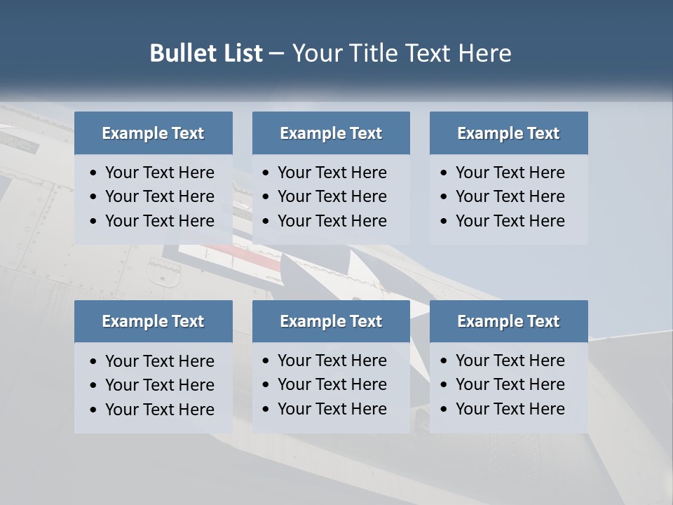 Pilot Flying America PowerPoint Template