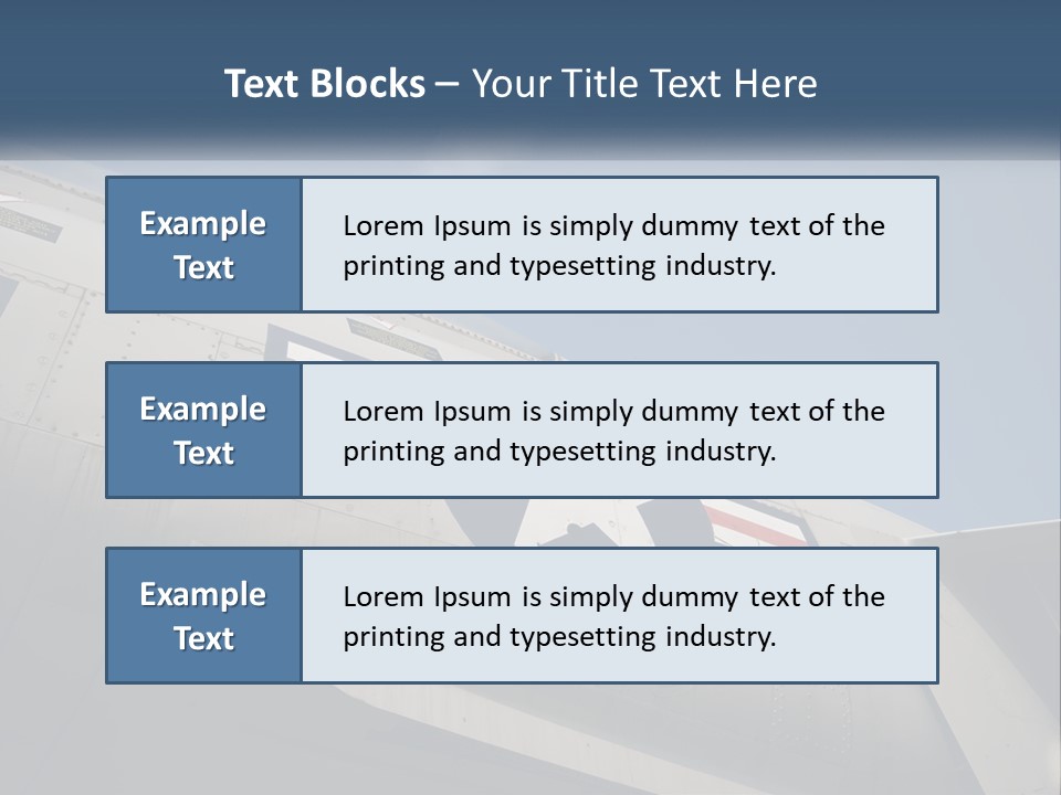 Pilot Flying America PowerPoint Template