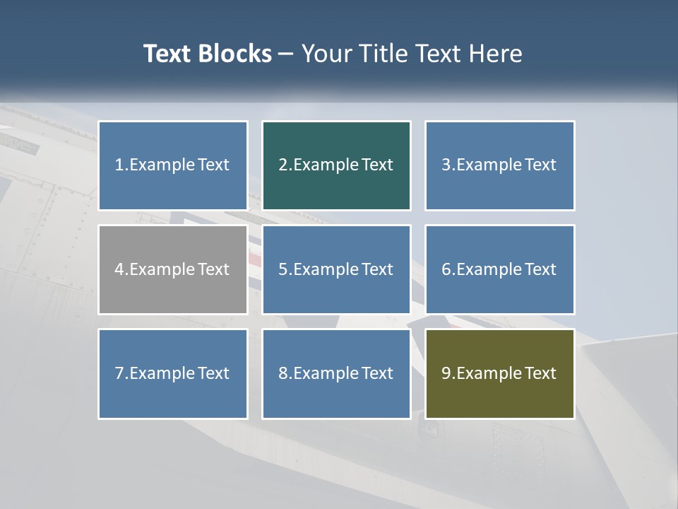 Pilot Flying America PowerPoint Template