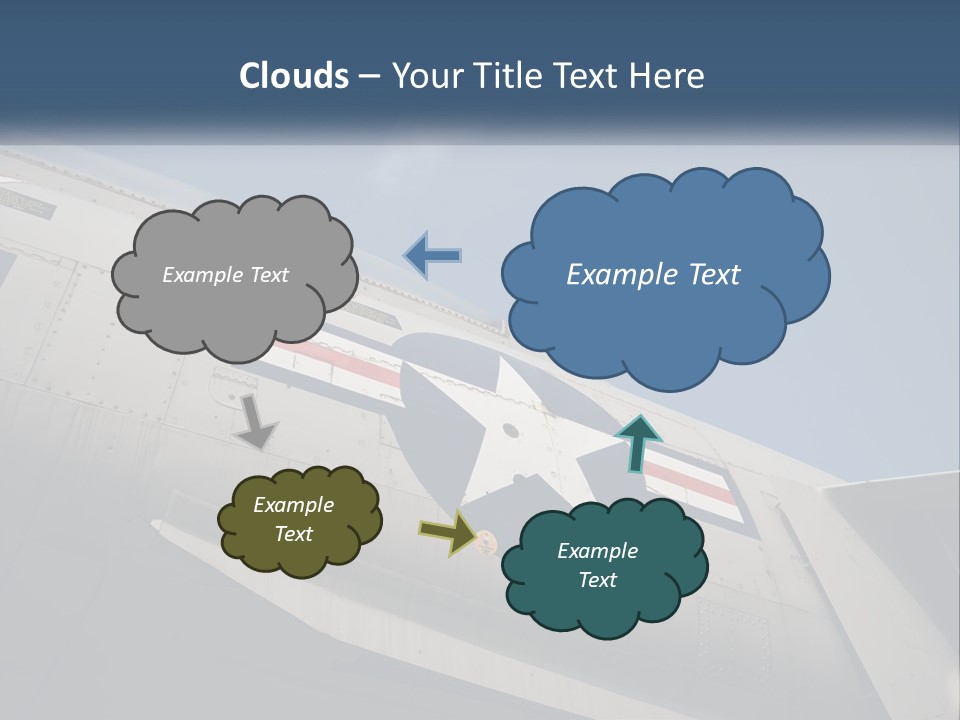 Pilot Flying America PowerPoint Template