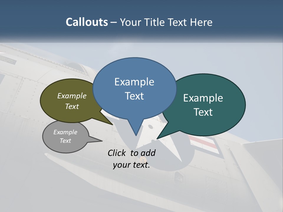 Pilot Flying America PowerPoint Template