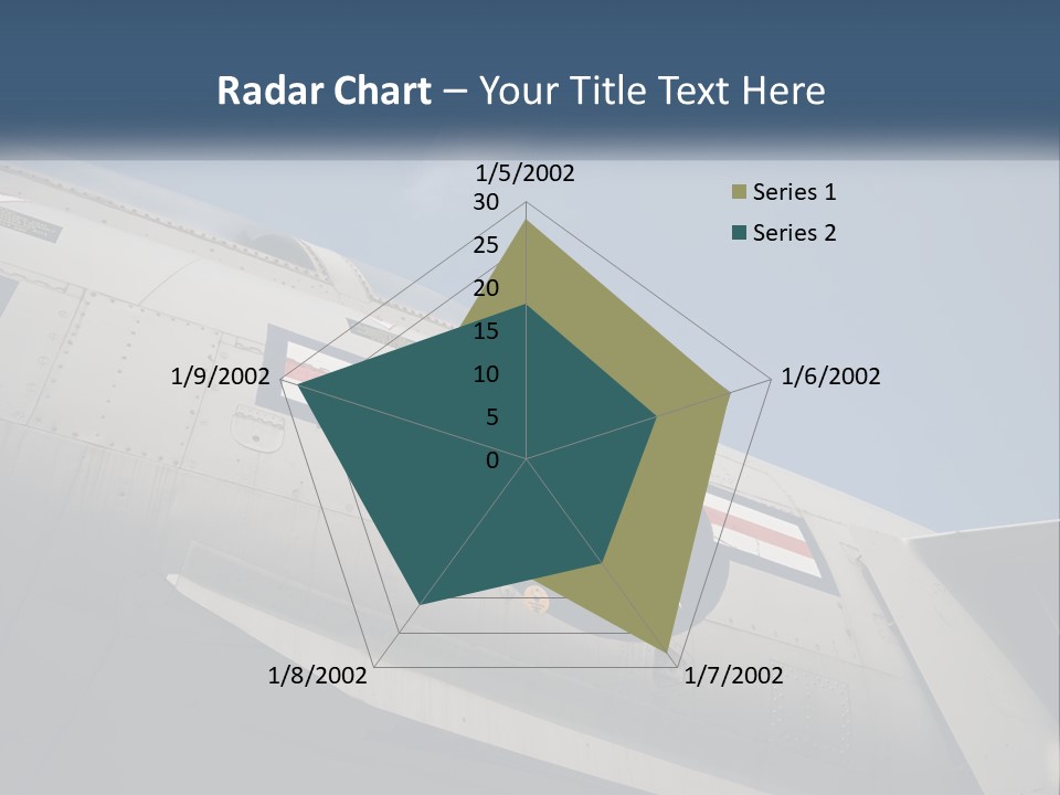 Pilot Flying America PowerPoint Template