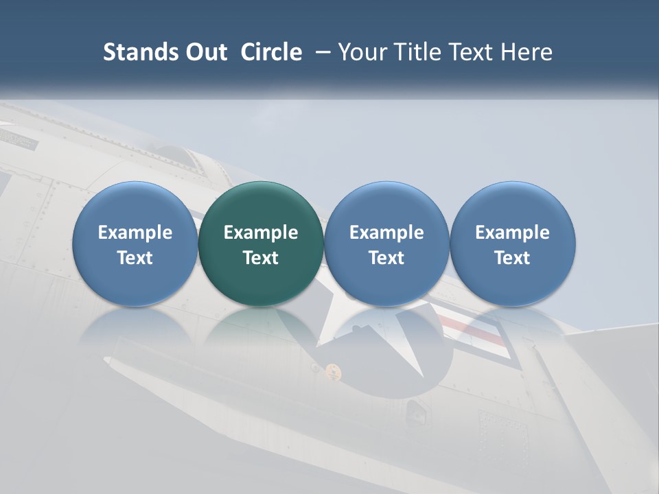 Pilot Flying America PowerPoint Template