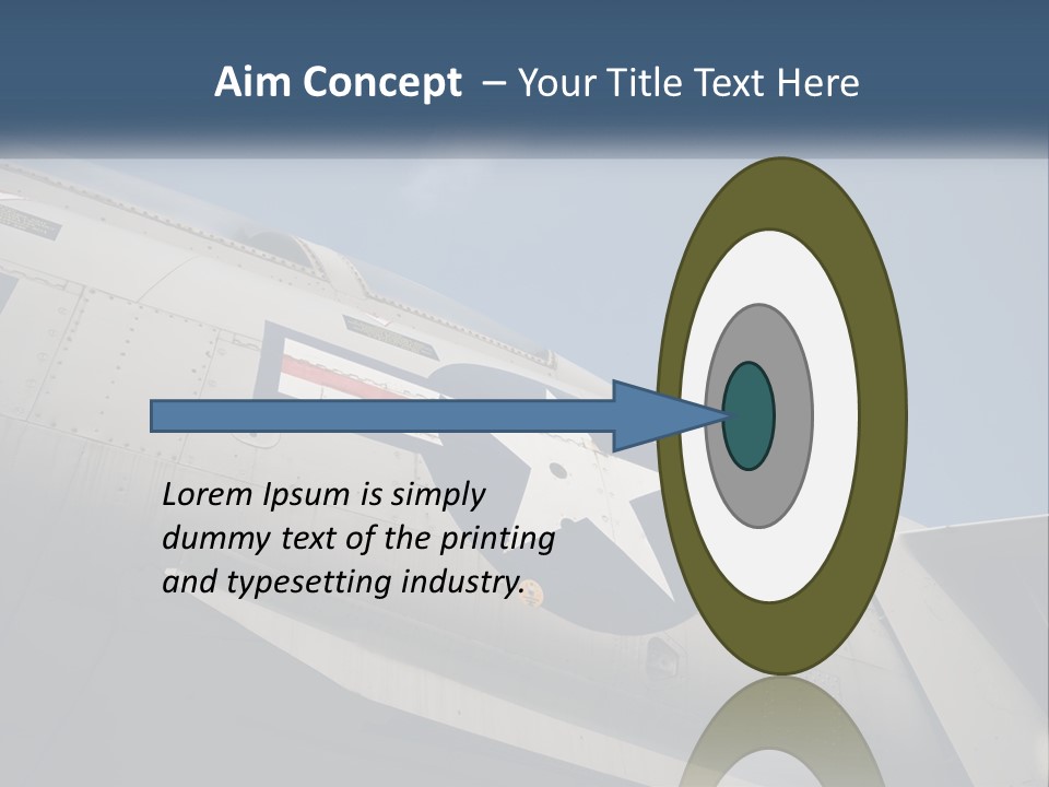 Pilot Flying America PowerPoint Template