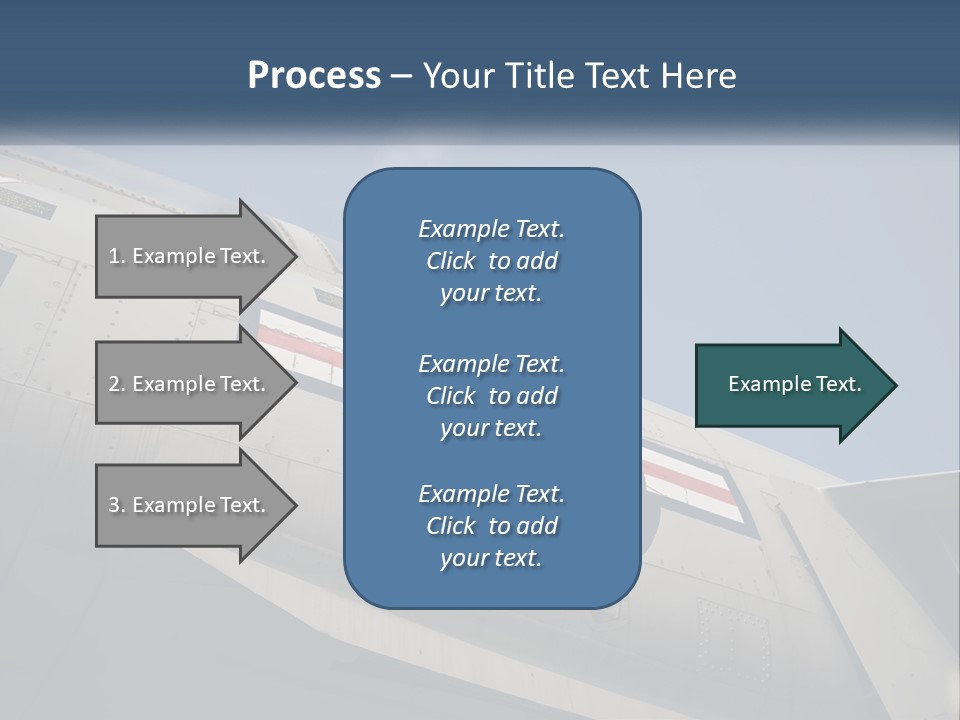 Pilot Flying America PowerPoint Template