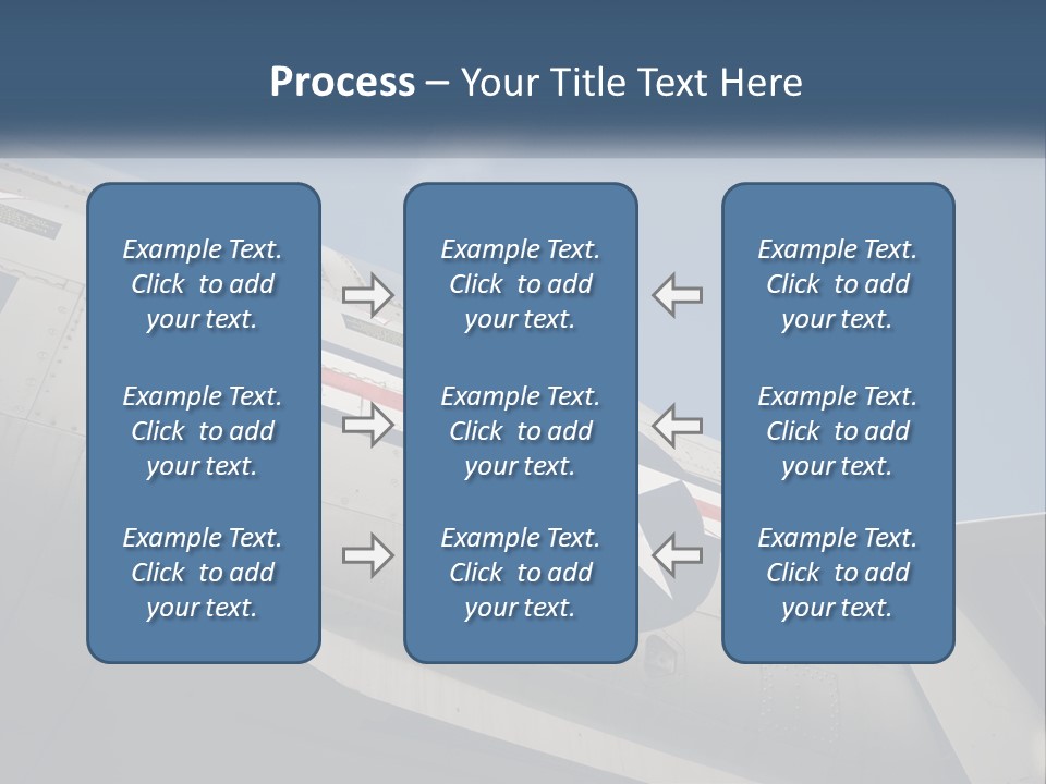 Pilot Flying America PowerPoint Template