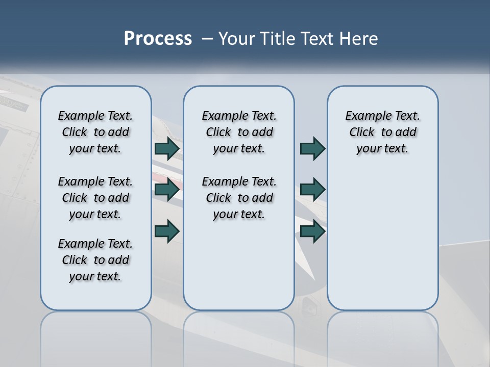 Pilot Flying America PowerPoint Template