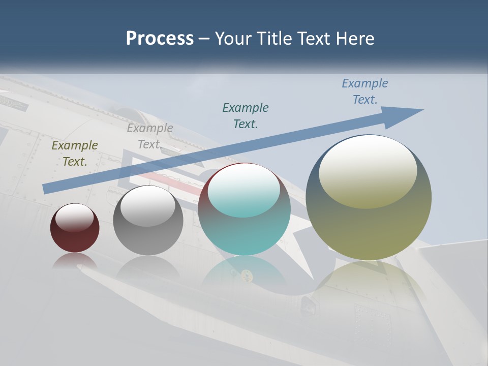 Pilot Flying America PowerPoint Template