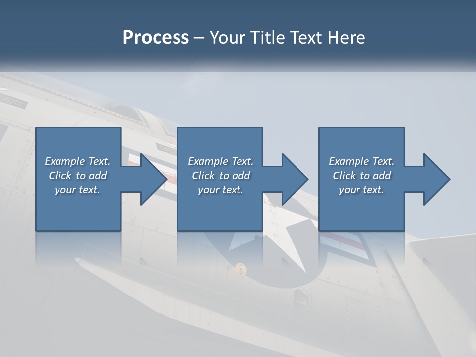 Pilot Flying America PowerPoint Template