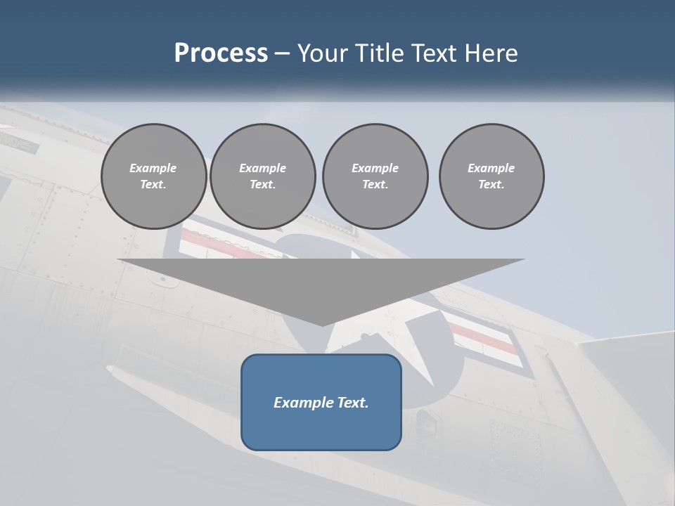 Pilot Flying America PowerPoint Template