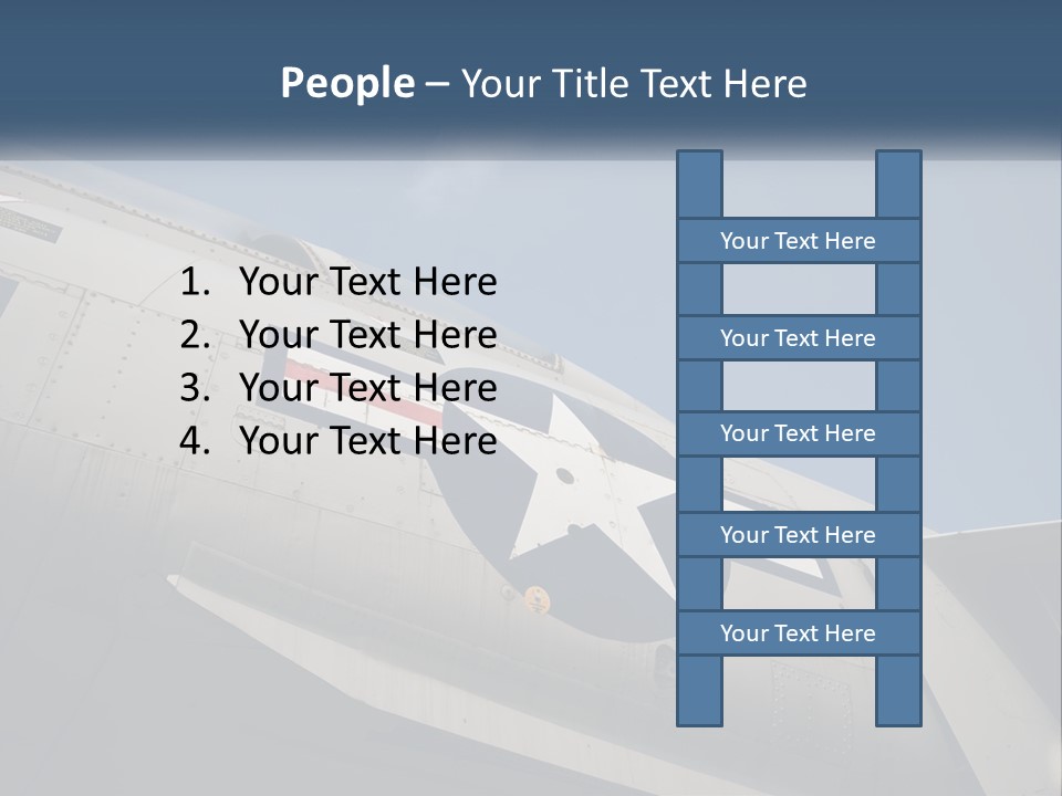 Pilot Flying America PowerPoint Template