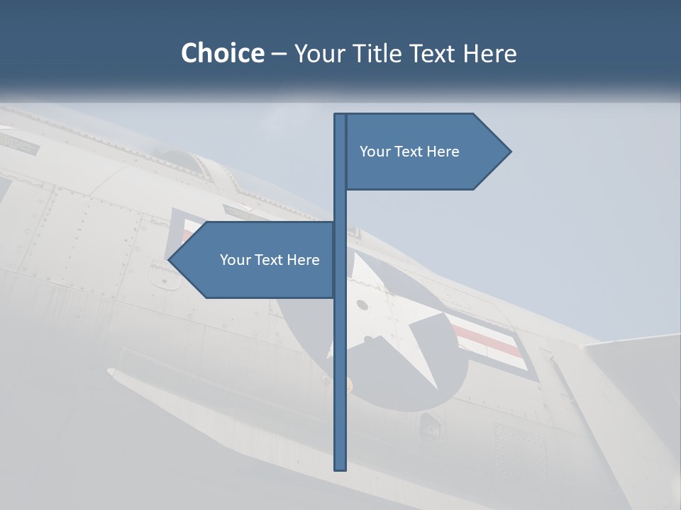 Pilot Flying America PowerPoint Template