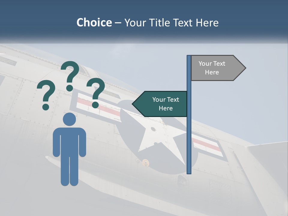 Pilot Flying America PowerPoint Template