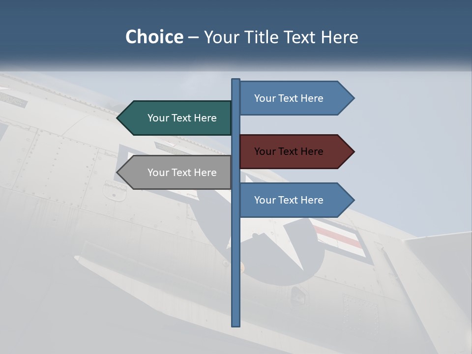 Pilot Flying America PowerPoint Template