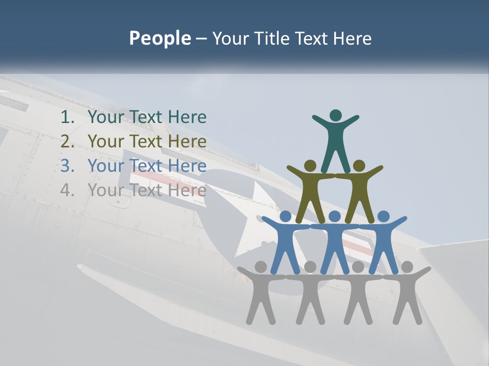 Pilot Flying America PowerPoint Template