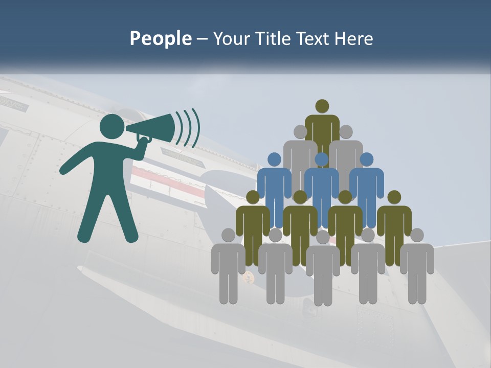 Pilot Flying America PowerPoint Template