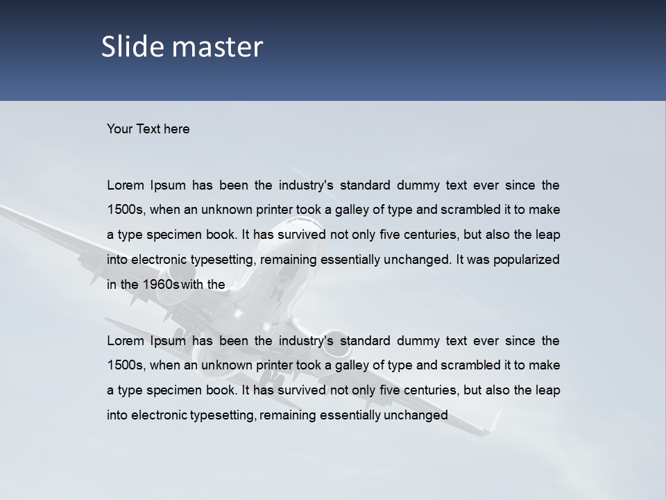 Propeller Light Fly PowerPoint Template