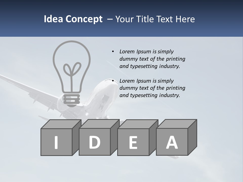Propeller Light Fly PowerPoint Template