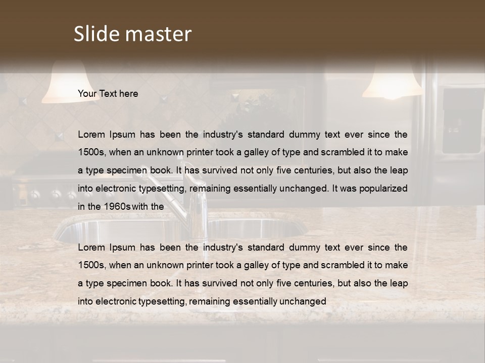 Renovation Elegance Home PowerPoint Template