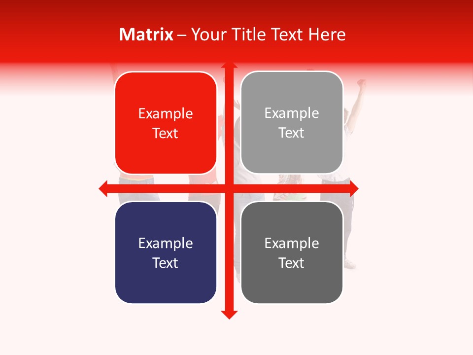 A Group Of People Jumping Up In The Air PowerPoint Template