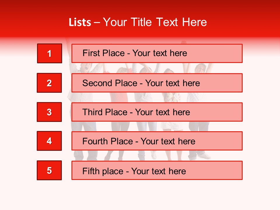 A Group Of People Jumping Up In The Air PowerPoint Template