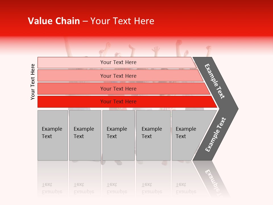 A Group Of People Jumping Up In The Air PowerPoint Template