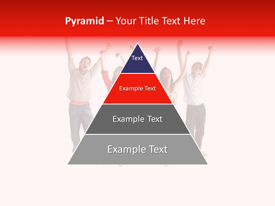 A Group Of People Jumping Up In The Air PowerPoint Template