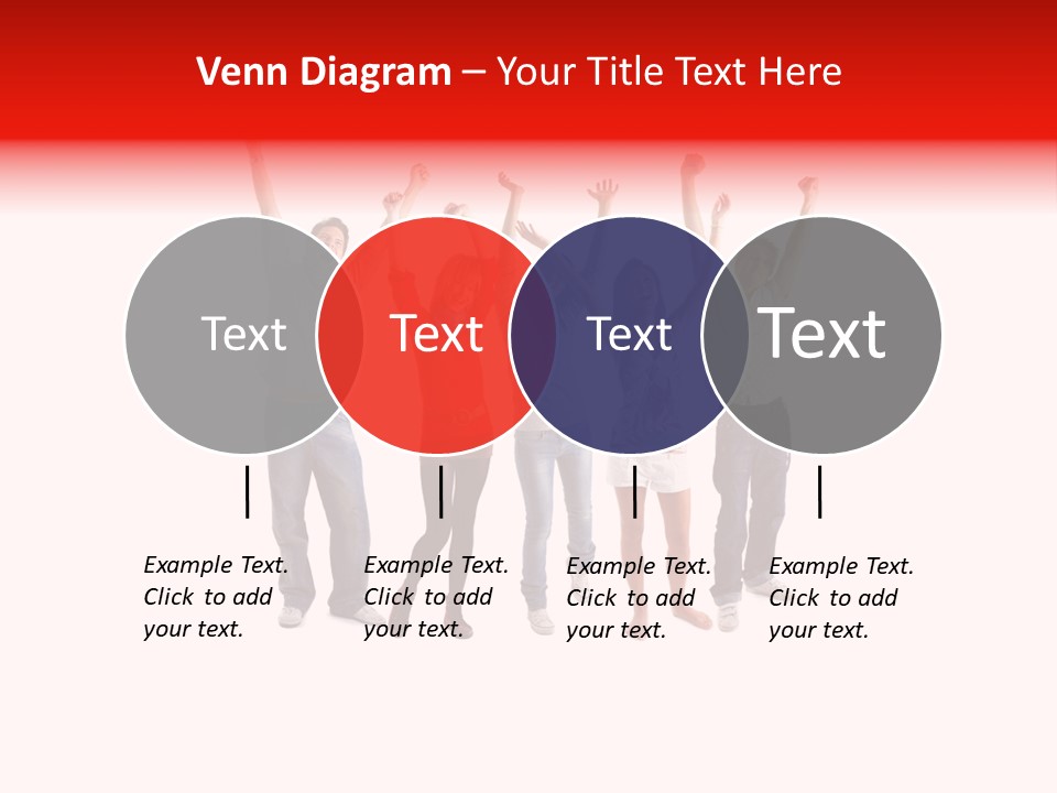 A Group Of People Jumping Up In The Air PowerPoint Template