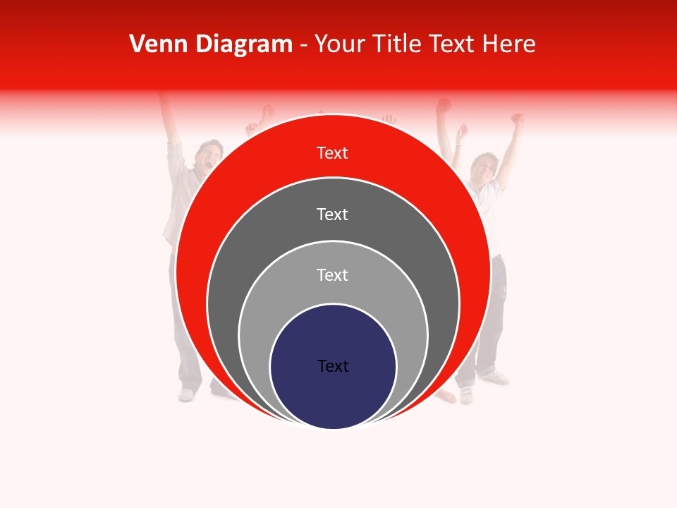 A Group Of People Jumping Up In The Air PowerPoint Template