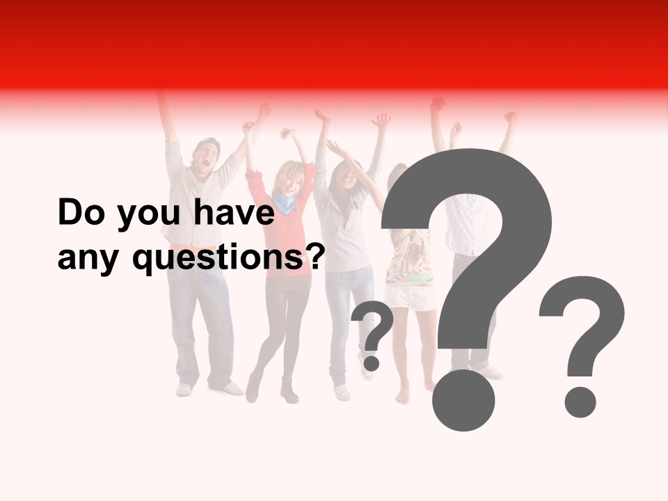 A Group Of People Jumping Up In The Air PowerPoint Template