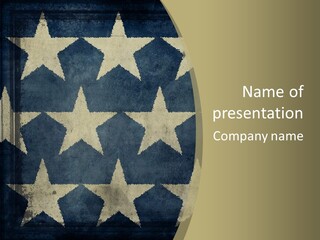 Fourth Blue White PowerPoint Template