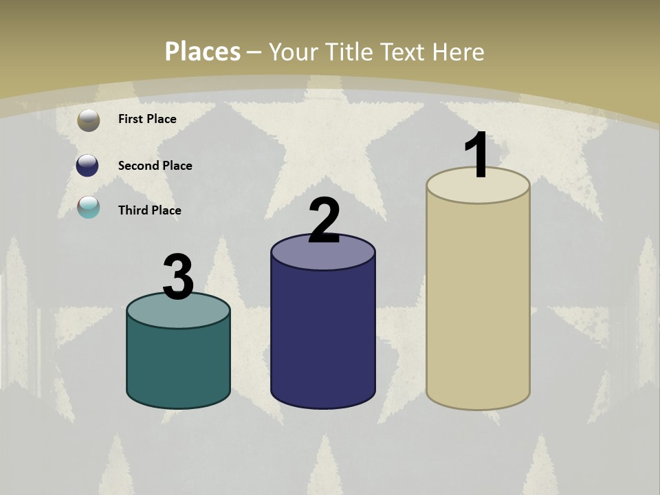 Fourth Blue White PowerPoint Template