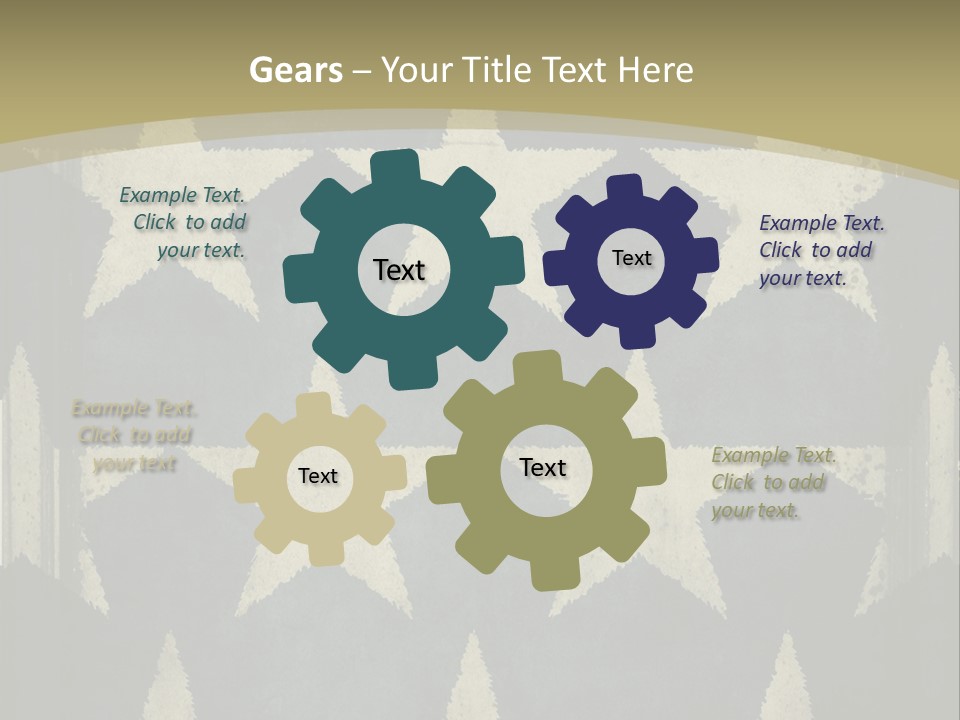 Fourth Blue White PowerPoint Template