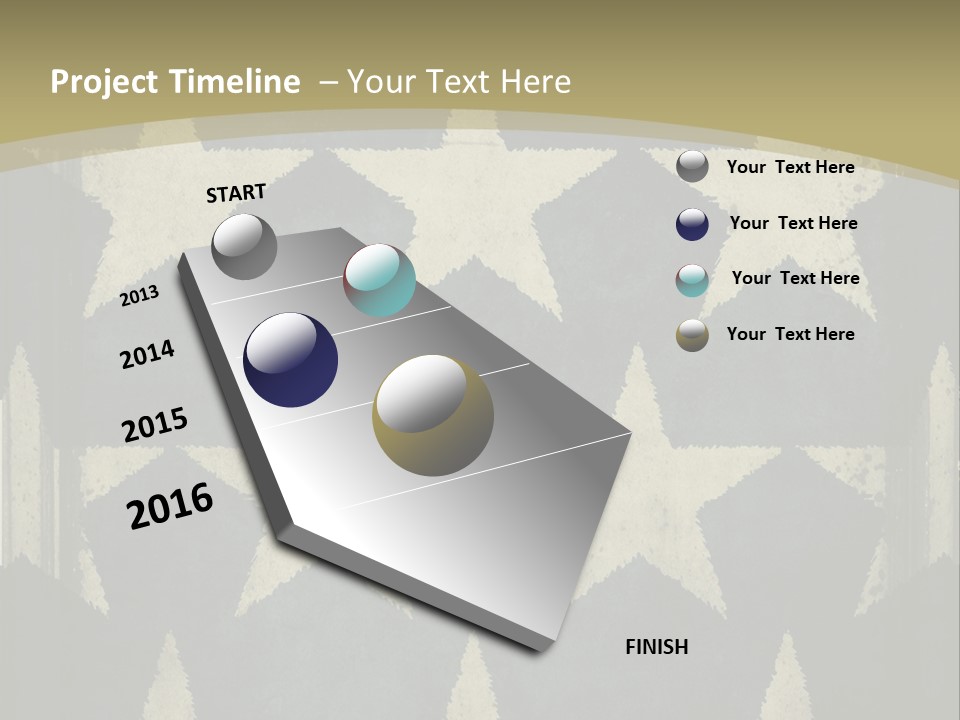 Fourth Blue White PowerPoint Template