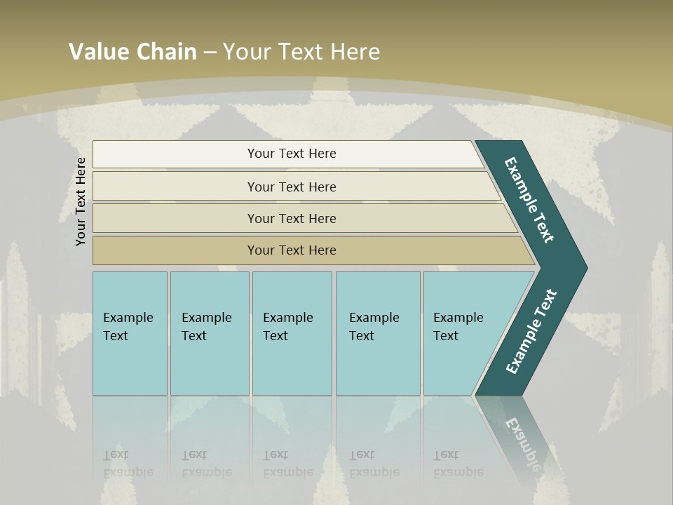 Fourth Blue White PowerPoint Template