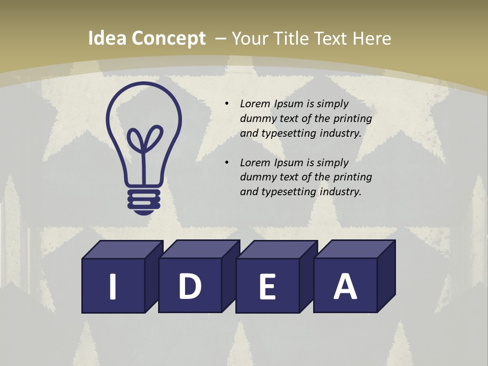 Fourth Blue White PowerPoint Template