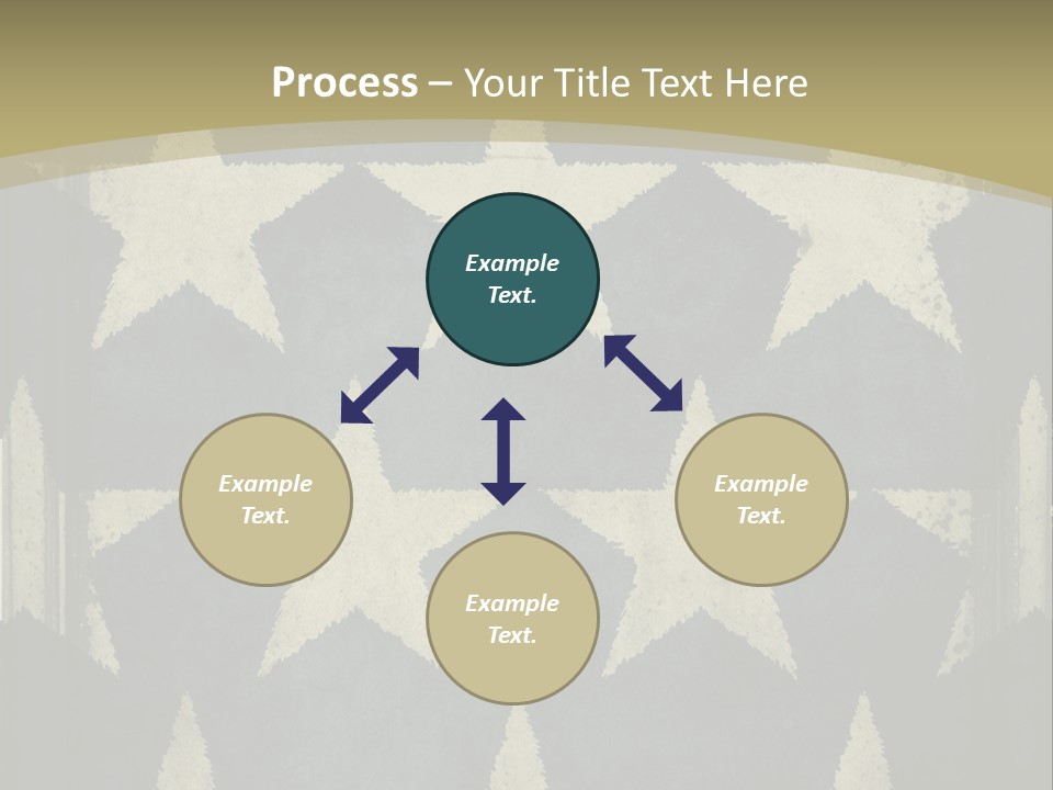 Fourth Blue White PowerPoint Template