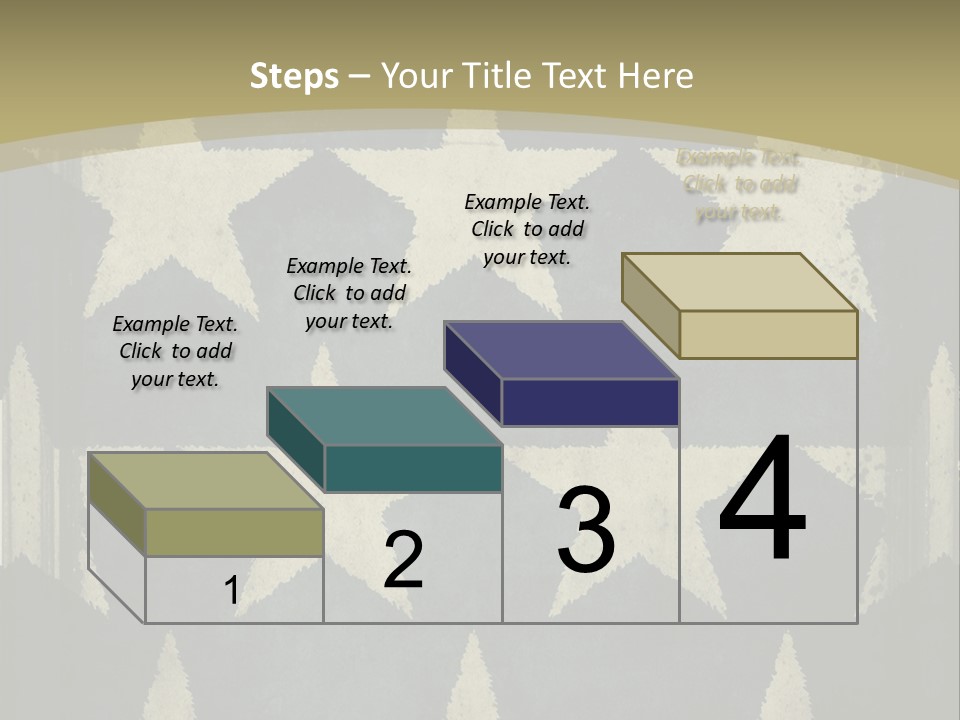 Fourth Blue White PowerPoint Template